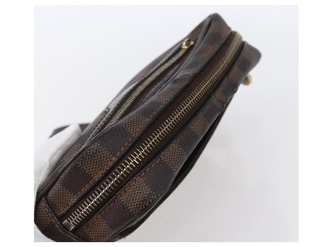 LOUIS VUITTON Pochette Billets Damier Ebene Macau Borsa Clutch N61739 Auth BA7931 - vista 6