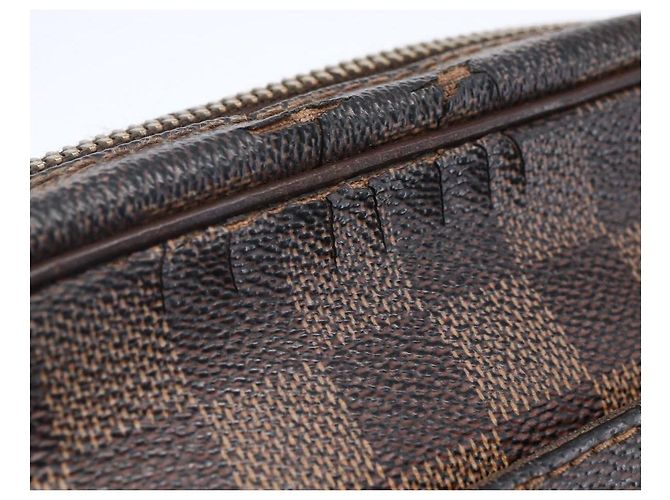 LOUIS VUITTON Pochette Billets Damier Ebene Macau Borsa Clutch N61739 Auth BA7931 - vista 7
