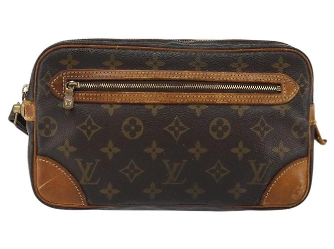 LOUIS VUITTON Clutch Marly Dragonne GM Monogram M51825 LV Auth BA7590 Monogramma - vista 13