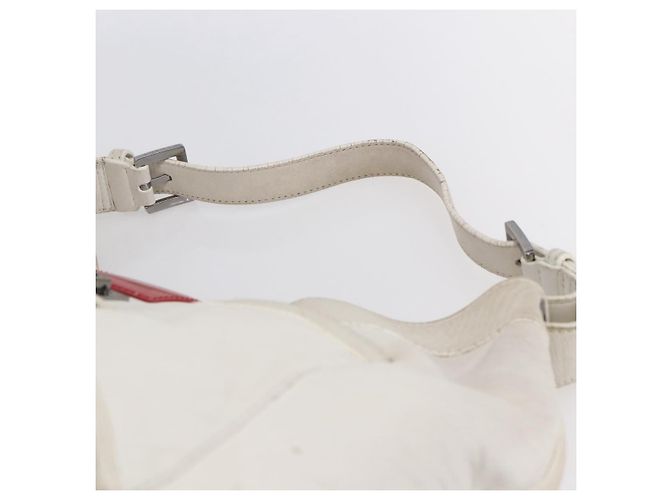 LOEWE Bolsa de Ombro Anagram Couro Branco Prata Auth bs31002 - vista 8