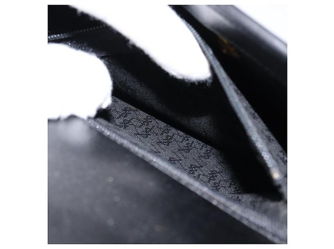 SAINT LAURENT Borsa a mano in pelle nera e oro Auth mr1566 Nero D'oro - vista 23