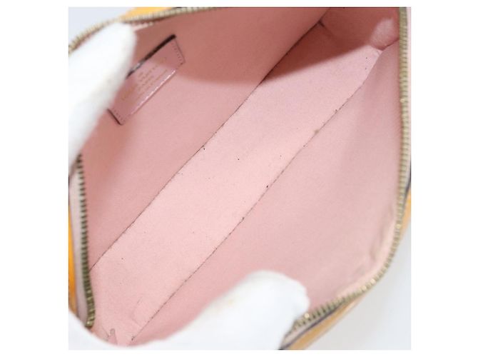 LOUIS VUITTON Pochette per Fotocamera Monogram Vernis Rosa Valerine M64058 LV Auth BA8067 - vista 11
