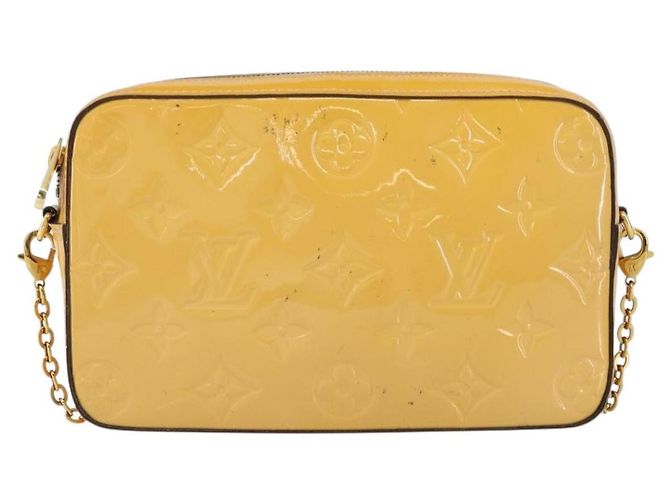 LOUIS VUITTON Pochette per Fotocamera Monogram Vernis Rosa Valerine M64058 LV Auth BA8067 - vista 13
