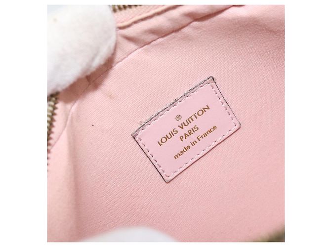 LOUIS VUITTON Pochette per Fotocamera Monogram Vernis Rosa Valerine M64058 LV Auth BA8067 - vista 19