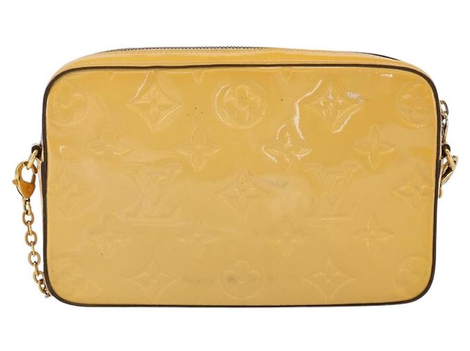 LOUIS VUITTON Pochette per Fotocamera Monogram Vernis Rosa Valerine M64058 LV Auth BA8067 - vista 2