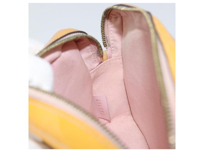 LOUIS VUITTON Pochette per Fotocamera Monogram Vernis Rosa Valerine M64058 LV Auth BA8067 - vista 21