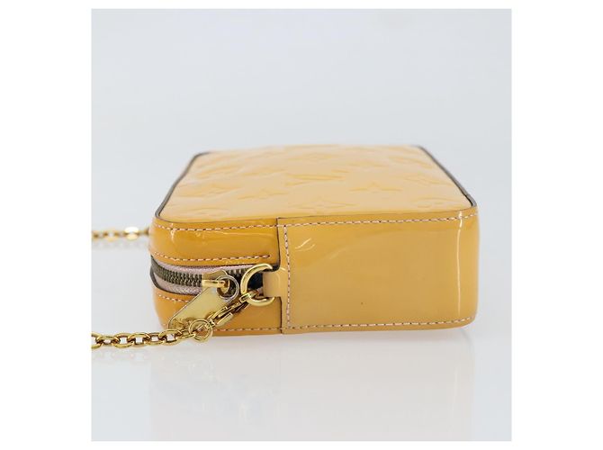 LOUIS VUITTON Pochette per Fotocamera Monogram Vernis Rosa Valerine M64058 LV Auth BA8067 - vista 4