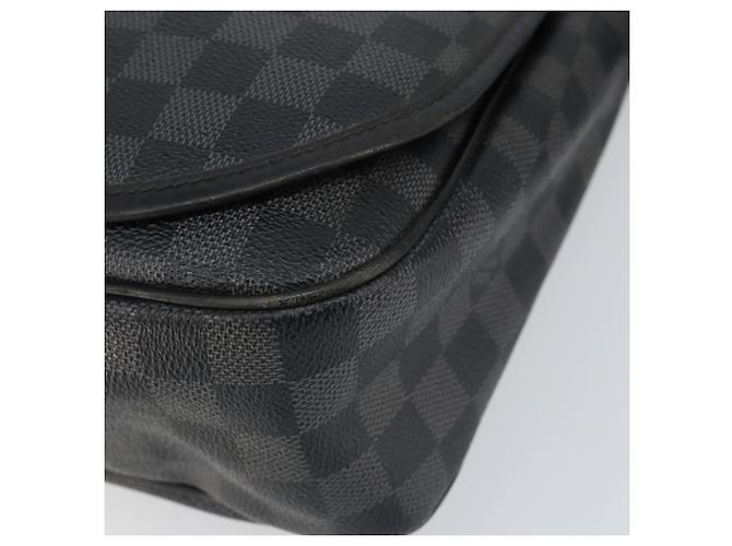 LOUIS VUITTON Sac à épaule Damier Graphite Daniel MM N58029 LV Auth 148377 Damier ebène - vue 14