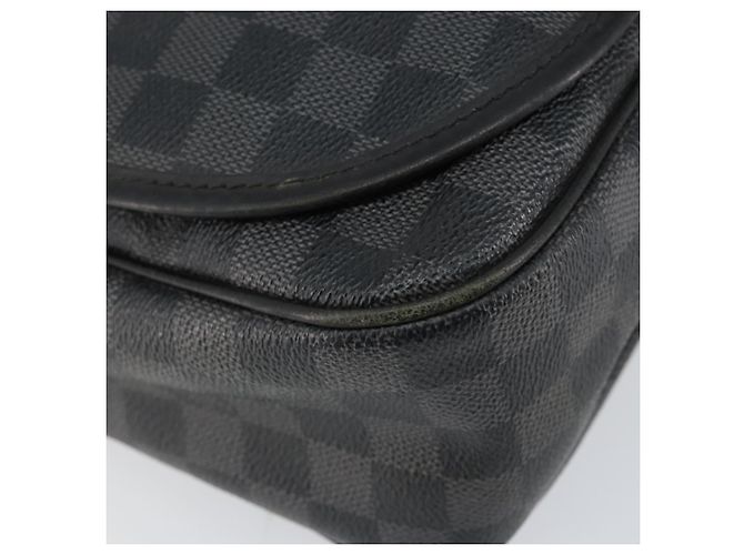 LOUIS VUITTON Sac à épaule Damier Graphite Daniel MM N58029 LV Auth 148377 Damier ebène - vue 15