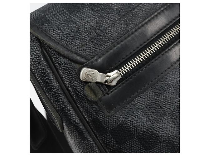 LOUIS VUITTON Sac à épaule Damier Graphite Daniel MM N58029 LV Auth 148377 Damier ebène - vue 17