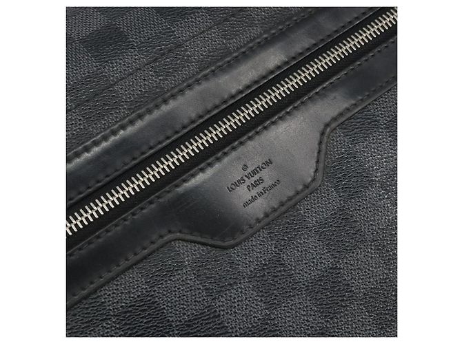 LOUIS VUITTON Sac à épaule Damier Graphite Daniel MM N58029 LV Auth 148377 Damier ebène - vue 18
