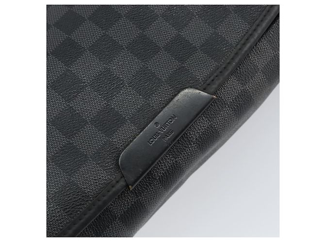 LOUIS VUITTON Sac à épaule Damier Graphite Daniel MM N58029 LV Auth 148377 Damier ebène - vue 19