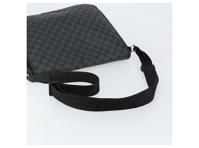 LOUIS VUITTON Sac à épaule Damier Graphite Daniel MM N58029 LV Auth 148377 Damier ebène - vue 8