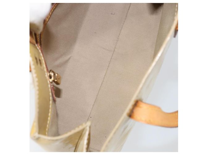 LOUIS VUITTON Monogram Vernis Reade PM Borsa a Mano Beige M91334 LV Auth BA7912 - vista 11