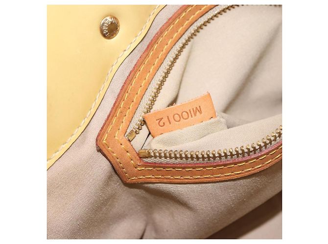 LOUIS VUITTON Monogram Vernis Reade PM Borsa a Mano Beige M91334 LV Auth BA7912 - vista 12