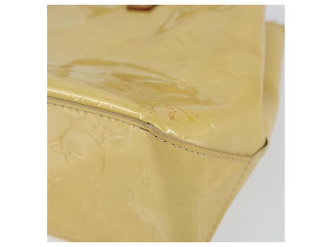 LOUIS VUITTON Monogram Vernis Reade PM Borsa a Mano Beige M91334 LV Auth BA7912 - vista 14