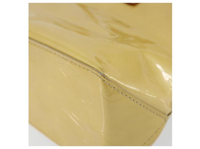 LOUIS VUITTON Monogram Vernis Reade PM Borsa a Mano Beige M91334 LV Auth BA7912 - vista 16