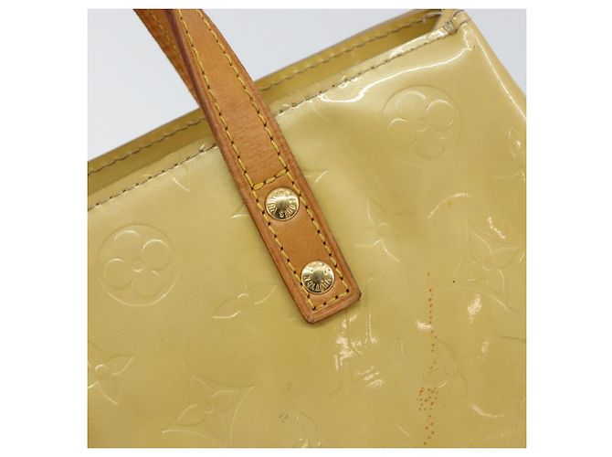 LOUIS VUITTON Monogram Vernis Reade PM Borsa a Mano Beige M91334 LV Auth BA7912 - vista 17