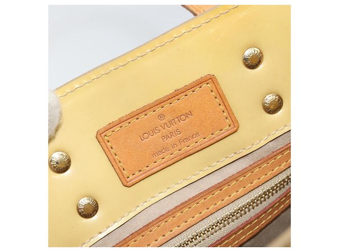 LOUIS VUITTON Monogram Vernis Reade PM Borsa a Mano Beige M91334 LV Auth BA7912 - vista 18