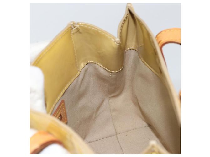 LOUIS VUITTON Monogram Vernis Reade PM Borsa a Mano Beige M91334 LV Auth BA7912 - vista 19