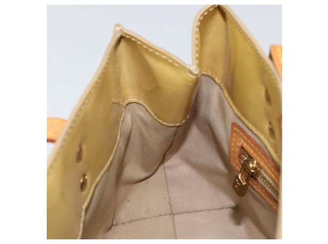 LOUIS VUITTON Monogram Vernis Reade PM Borsa a Mano Beige M91334 LV Auth BA7912 - vista 20