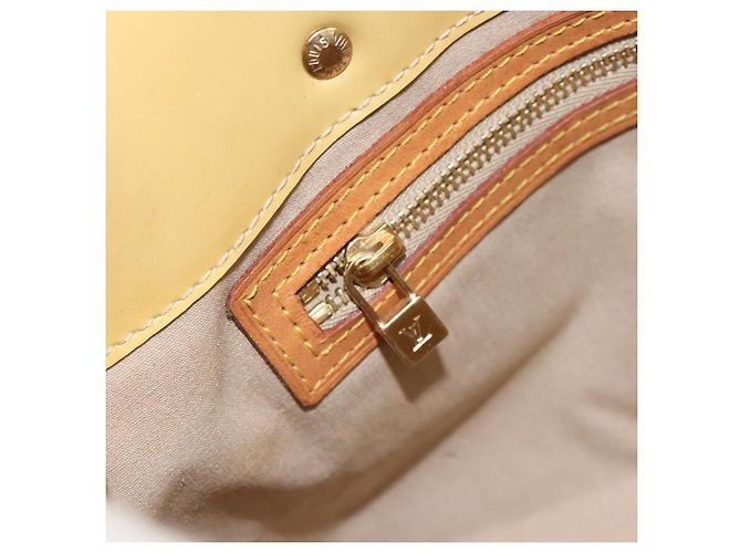 LOUIS VUITTON Monogram Vernis Reade PM Borsa a Mano Beige M91334 LV Auth BA7912 - vista 21
