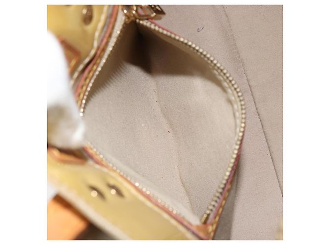 LOUIS VUITTON Monogram Vernis Reade PM Borsa a Mano Beige M91334 LV Auth BA7912 - vista 22