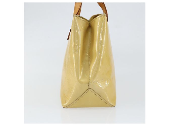 LOUIS VUITTON Monogram Vernis Reade PM Borsa a Mano Beige M91334 LV Auth BA7912 - vista 4