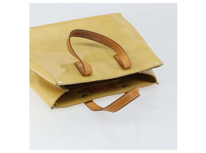 LOUIS VUITTON Monogram Vernis Reade PM Borsa a Mano Beige M91334 LV Auth BA7912 - vista 6
