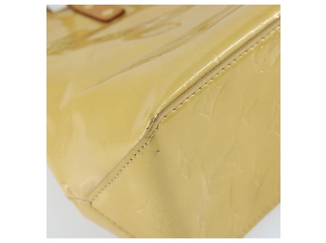 LOUIS VUITTON Monogram Vernis Reade PM Borsa a Mano Beige M91334 LV Auth BA7912 - vista 9