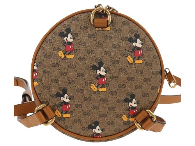 GUCCI Mini Rucksack Kette Micro GG Supreme Disney PVC Beige 603730 Auth am9593M - Ansicht 2