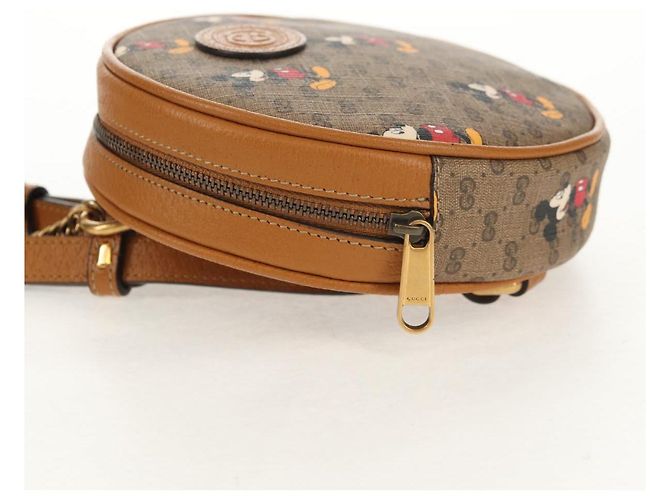 GUCCI Mini Rucksack Kette Micro GG Supreme Disney PVC Beige 603730 Auth am9593M - Ansicht 3