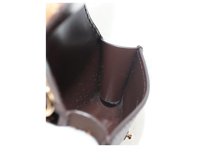 LOUIS VUITTON Monogram LV Charm Monogram Carino Marrone M01561 LV Auth 144001SM Monogramma - vista 17