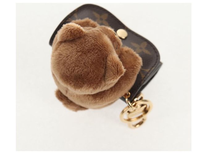 LOUIS VUITTON Monogram LV Charm Monogram Carino Marrone M01561 LV Auth 144001SM Monogramma - vista 5