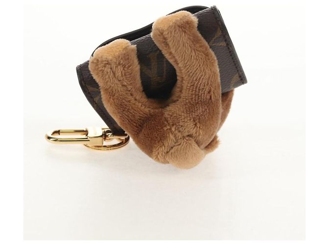 LOUIS VUITTON Monogram LV Charm Monogram Carino Marrone M01561 LV Auth 144001SM Monogramma - vista 6