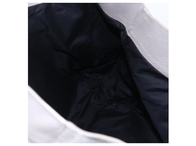Borsa Tote Miu Miu in pelle nera e grigia Auth BA8020 Marrone Nero - vista 19