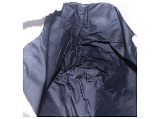 Borsa Tote Miu Miu in pelle nera e grigia Auth BA8020 Marrone Nero - vista 20