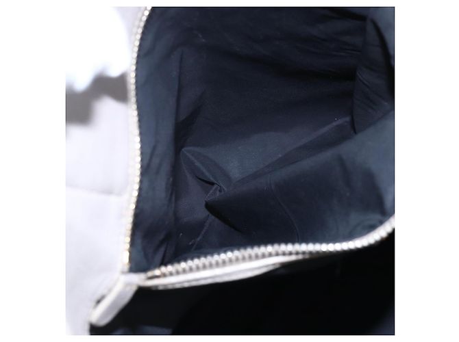 Borsa Tote Miu Miu in pelle nera e grigia Auth BA8020 Marrone Nero - vista 21
