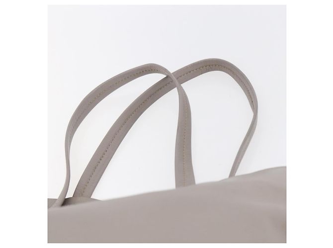 Borsa Tote Miu Miu in pelle nera e grigia Auth BA8020 Marrone Nero - vista 8