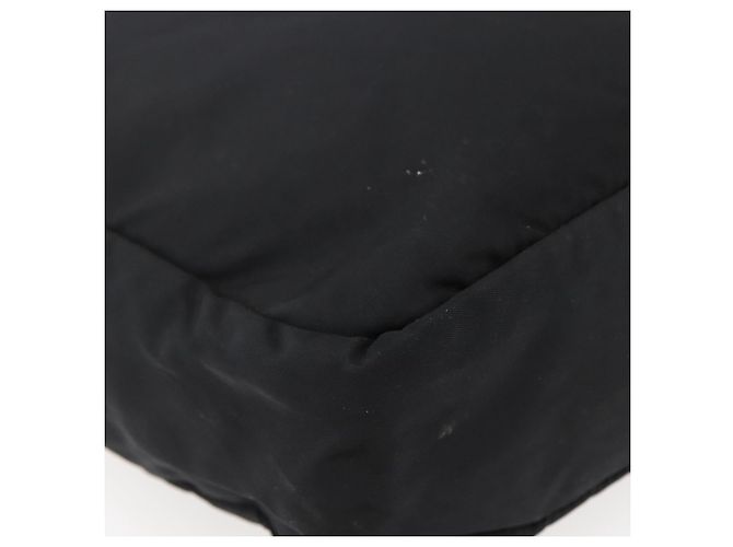 Borsa a Spalla PRADA Nylon Nero Argento Autentica ka123 - vista 16