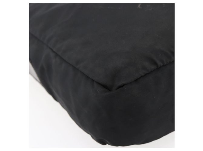 Borsa a Spalla PRADA Nylon Nero Argento Autentica ka123 - vista 18