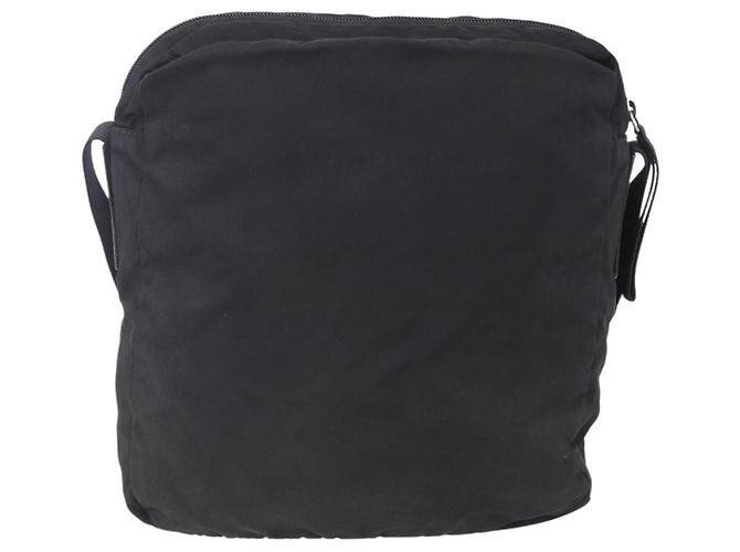 Borsa a Spalla PRADA Nylon Nero Argento Autentica ka123 - vista 2