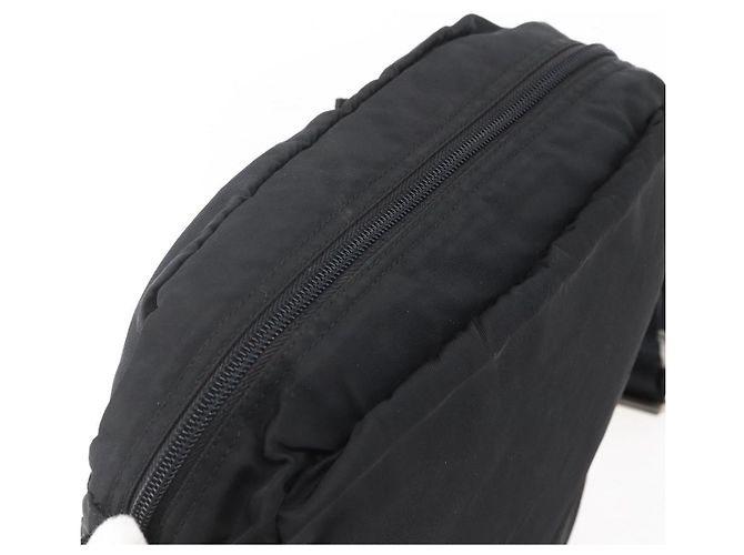 Borsa a Spalla PRADA Nylon Nero Argento Autentica ka123 - vista 6