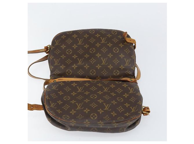 LOUIS VUITTON Borsa a Spalla Monogram Saumur 30 M42256 LV Auth bs30834 Monogramma - vista 20