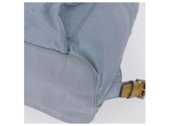 PRADA Backpack Nylon Light Blue Silver Auth 152634 Silvery - view 18