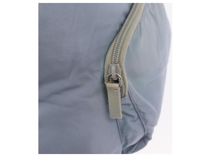 PRADA Backpack Nylon Light Blue Silver Auth 152634 Silvery - view 23