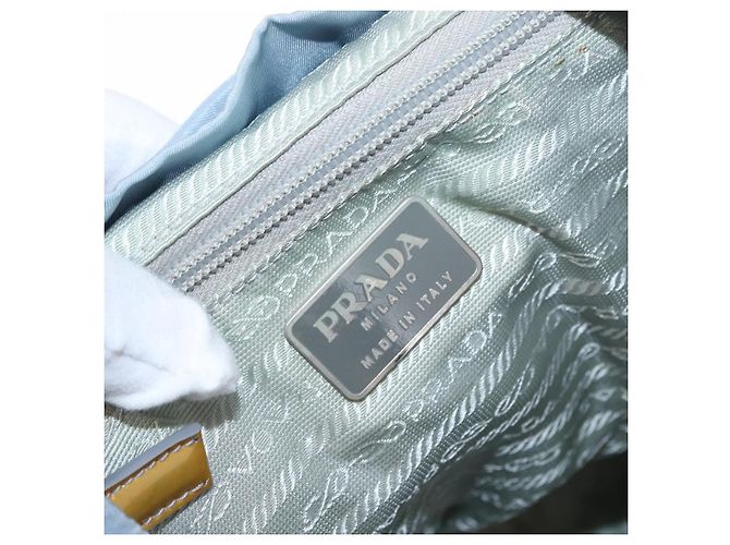 PRADA Backpack Nylon Light Blue Silver Auth 152634 Silvery - view 25