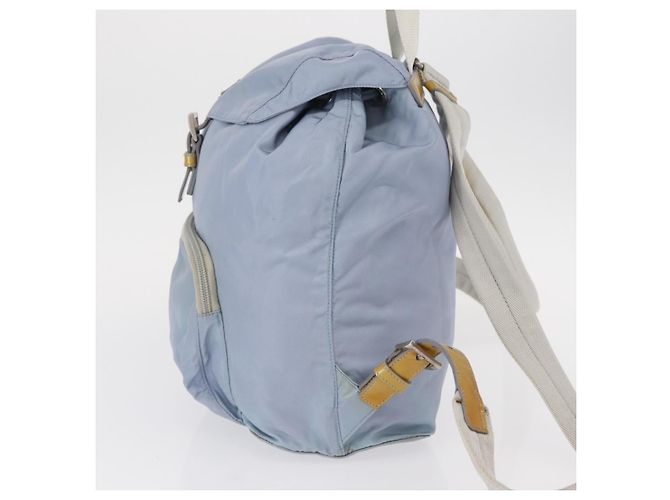 PRADA Backpack Nylon Light Blue Silver Auth 152634 Silvery - view 3