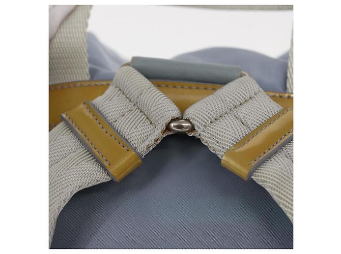 PRADA Backpack Nylon Light Blue Silver Auth 152634 Silvery - view 8