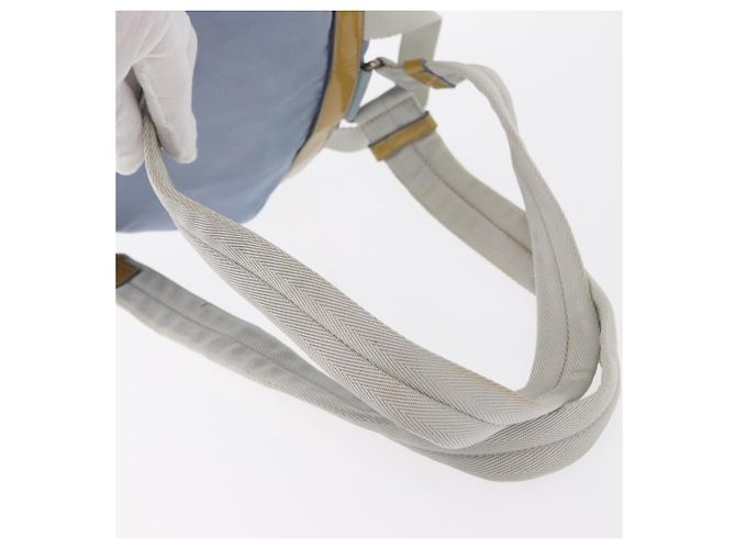 PRADA Backpack Nylon Light Blue Silver Auth 152634 Silvery - view 9